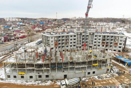 Ход строительства ЖК Ватсон за Апрель 2022